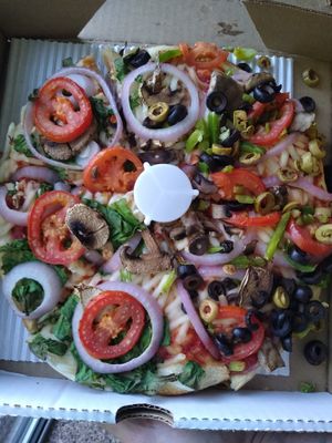Half Summer Garden, half Veggie Delight at Mother Bear's - Campus in Bloomington