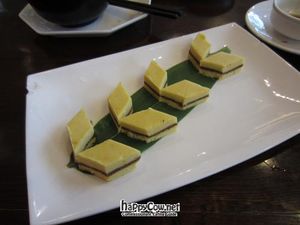 Dessert - these were very odd! Interesting, but I wouldn't say they're a must-order. at TiānLóng Bǎo Yán in Xian