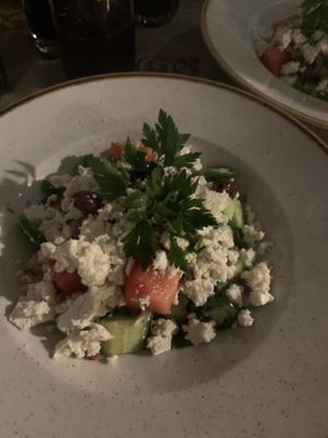 Salad at Shtastliveca in Veliko Tarnovo