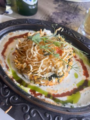 Sweet potato moussaka  at Shtastliveca in Veliko Tarnovo