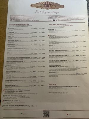 Vegan options marked by red leaf  at Shtastliveca in Veliko Tarnovo