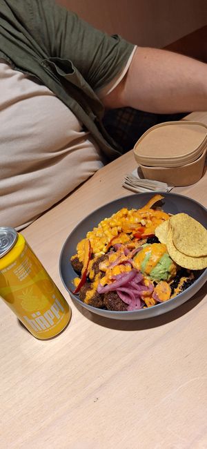 Holy guacamole bowl at Holy Greens in Stockholm