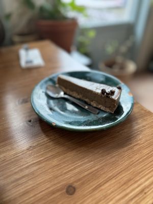 Tiramisu cheesecake  #Veganuary at Oas in Vaxjo