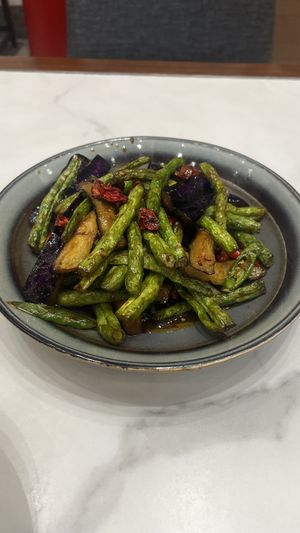 veggies  at Daxingshan Temple Vegetarian in Xian