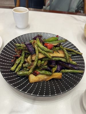 Aubergine   at Daxingshan Temple Vegetarian in Xian