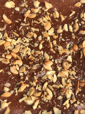 Vanilla Brownie at AhimsaGram in Jaipur