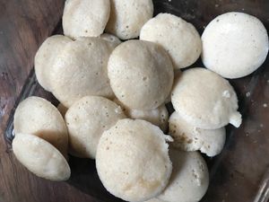 Idlis u can get once in a while.  at AhimsaGram in Jaipur