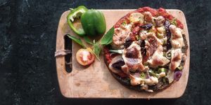 Pizzas without wheat and dairy. Its possible and yummy too. Can be made on pre order.  at AhimsaGram in Jaipur