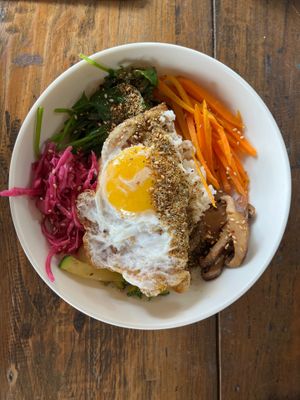 Veggie Nest Rice bowl  at Annamaya in Lalitpur
