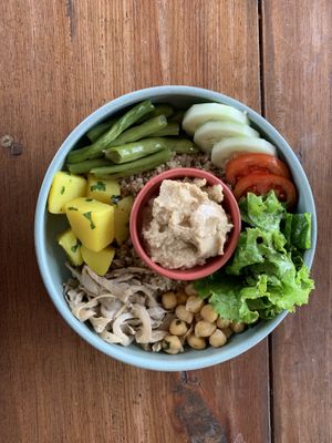 mediterranean bowl at Annamaya in Lalitpur