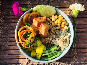 Buddha Bowl at Annamaya in Lalitpur