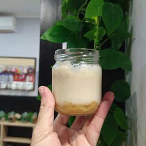 Cheesecake vegà at El Desig Pastissers  in Canet De Mar