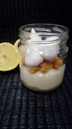 Lemon pie vegan and gluten free at El Desig Pastissers  in Canet De Mar