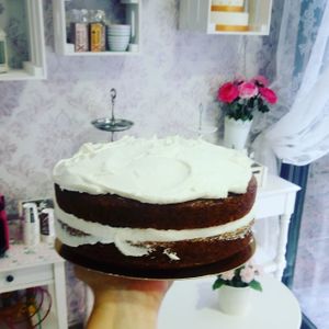 Vegan Carrot cake at El Desig Pastissers  in Canet De Mar