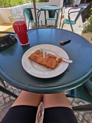 Today was my birthday, and they sang me happy birthday. at Mela Canela in Sintra