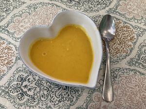 Vegetable soup   at Mela Canela in Sintra