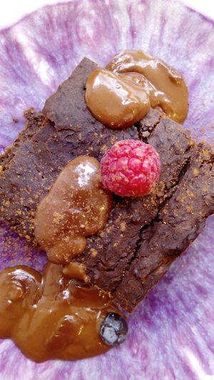 Black bean and cacau brownie 👌 at Mela Canela in Sintra