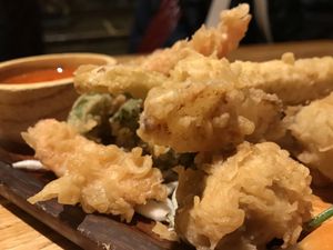 Veg tempura  at Nadon Thai in Durham