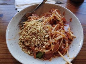 Pad thai at Imm Thai Street Food in Berkeley