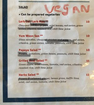 Menu at Imm Thai Street Food in Berkeley