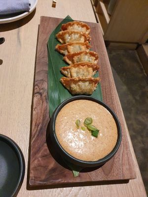 Gyozas at Bloom Sushi in Montreal