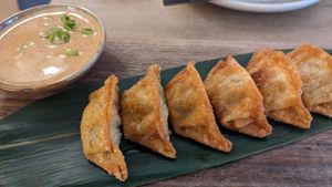 Goyza at Bloom Sushi in Montreal