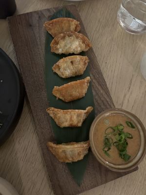 gyoza  at Bloom Sushi in Montreal