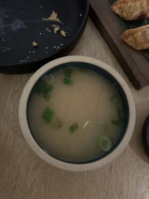 miso soup   at Bloom Sushi in Montreal