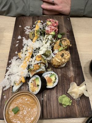 Deluxe platter   at Bloom Sushi in Montreal
