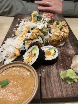Deluxe platter   at Bloom Sushi in Montreal