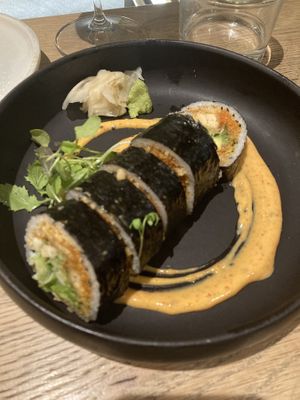 Spicy rock n roll  at Bloom Sushi in Montreal