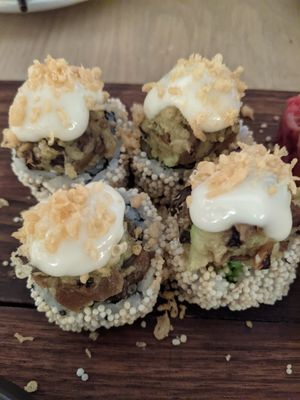 Mr Crunch at Bloom Sushi in Montreal