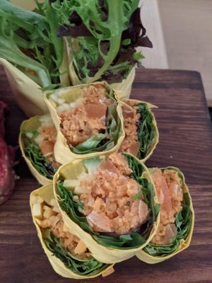 Blossom with konjac salmon at Bloom Sushi in Montreal