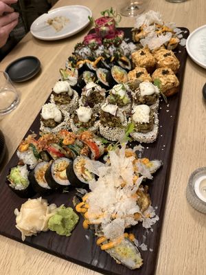 Deluxe omakase for 4 people  at Bloom Sushi in Montreal