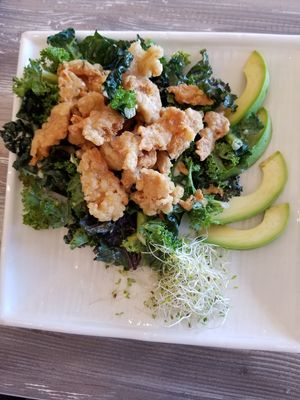 Chicken Kale Salad at The Purple Mint - Linda Visa Rd in San Diego