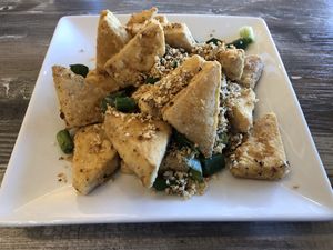 Crispy seasoned tofu at The Purple Mint - Linda Visa Rd in San Diego