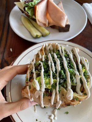 Cauliflower pita at Lodge Bread in Los Angeles