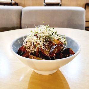 Potato wedges. Including sweet potato! Feel healthy at Real Food 真食 - Yishun in North Singapore