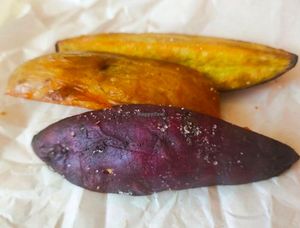 Fried potato and sweet potato wedges at Real Food 真食 - Yishun in North Singapore