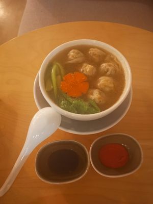 Dumpling soup at Real Food 真食 - Yishun in North Singapore