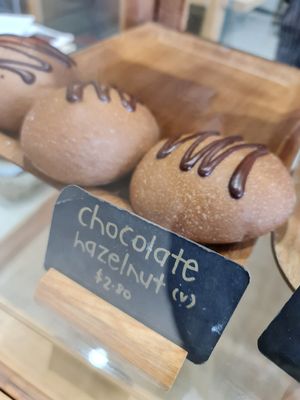 Chocolate Hazelnut Bun ~ 16/2/22 at Real Food 真食 - Yishun in North Singapore