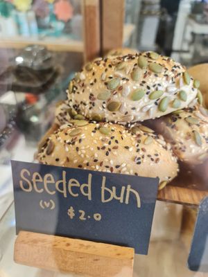 Seeded Bun  ~ 24/2/22 at Real Food 真食 - Yishun in North Singapore