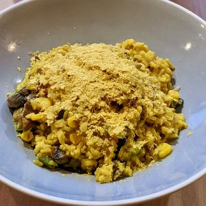 Mushroom & Turmeric Risotto at Real Food 真食 - Yishun in North Singapore