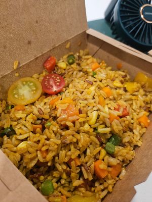 Fried Brown Rice ~ 27/10/23 at Real Food 真食 - Yishun in North Singapore