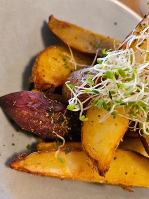 Potato Wedges ~ 10/12/23 at Real Food 真食 - Yishun in North Singapore