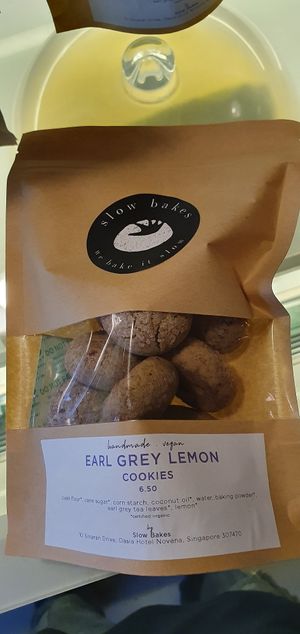 Vegan Organic EARL GREY LEMON COOKIES at Real Food 真食 - Yishun in North Singapore