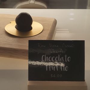 Raw.Vegan.Organic Gluten-free Chocolate Truffle at Real Food 真食 - Yishun in North Singapore