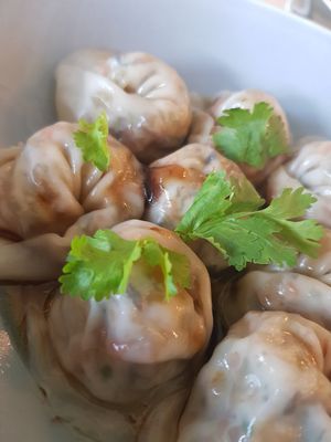 Vegan steamed dumplings at Real Food 真食 - Yishun in North Singapore