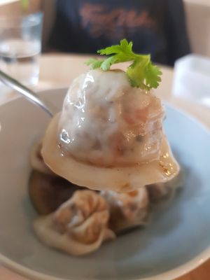 Vegan steamed dumplings at Real Food 真食 - Yishun in North Singapore