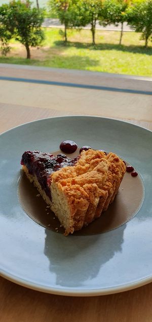 Organic Vegan Berries Crumble at Real Food 真食 - Yishun in North Singapore